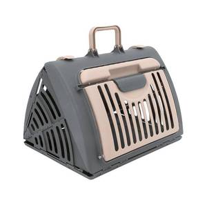 lot 33970 image: Sport Pet Designs Cat Carrier  Foldable Plastic Travel Pet Carrier for Cats 5-25 lbs  -Medium