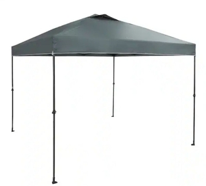 lot 36087 image: Everbilt 10x10 Pop-Up Canopy Tent Grey - Retail $80