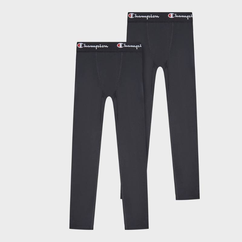 lot 38121 image: Champion Youth 2pk Compression Pants - Black S