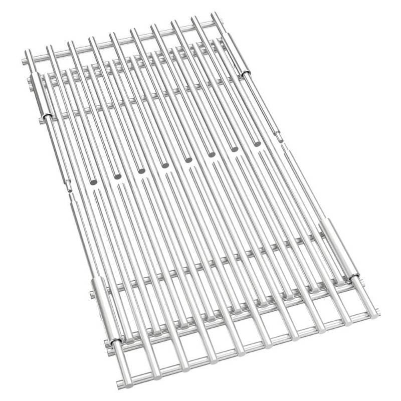 lot 15959 image: Universal Adjustable Stainless Steel Grilling Grate (19.5 in x 7.75 in)