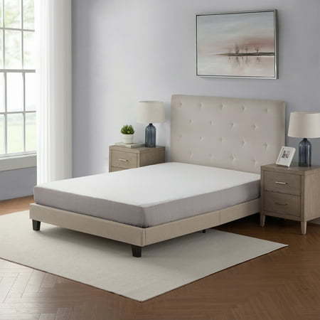 lot 33669 image: Better Homes & Gardens Matelasse Box Spring Cover Grey  -Queen