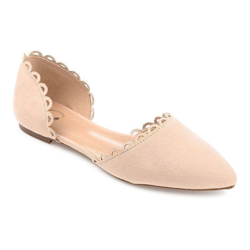 lot 38182 image: Journee Collection Womens Jezlin Scalloped Flats Womens Shoes -Size 10 - Retail $70
