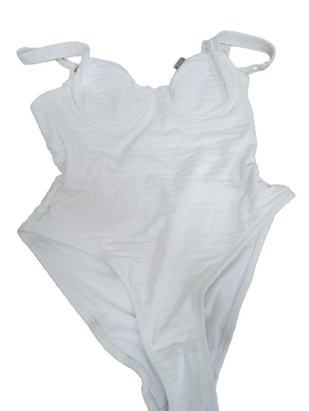 lot 38222 image: Time and Tru White One-Piece Swimsuit -Size M