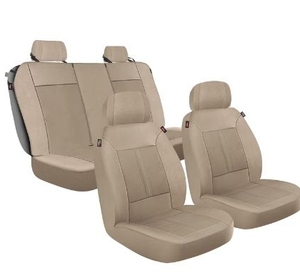 lot 36141 image: Genuine Dickies 3-Piece Tan Peterson Seat Covers, 43974WDI - Retail $79