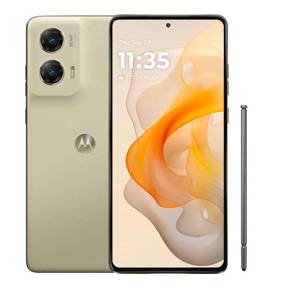 lot 38803 image: Motorola Moto G Stylus 5G 256GB Smartphone (Unlocked), Caramel Latte - Retail $214