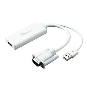 lot 38804 image: j5create VGA To HDMI Video Audio Adapter UNABLE TO TEST FUNCTIONALITY  - Retail $67