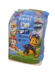 lot 38817 image: Parents Choice Paw Patrol Training Pants for Boys, 3T4T, 24 Disposable Pads
