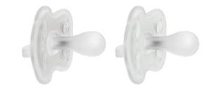lot 38820 image: Dr. Browns Advantage One Piece Silicone Pacifiers 0 - 6m - Neutral - 2pk BPA-Free, Silicone Material, Pacifier Accessories