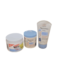 lot 38828 image: Baby Skincare Bundle - Aveeno Eczema Therapy and Palmers Cocoa Butter