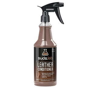 lot 38831 image: Suds Lab LP Leather Conditioner  UV Protectant and Moisturizer for Car and Home  32 fl oz (Opened)
