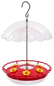 lot 38856 image: HUART Hummingbird Feeder Outdoor, 6 Feeding Ports, Easy to Clean and Fill
