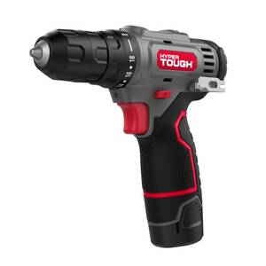 lot 38873 image: Hyper Tough 12V Max Lithium-Ion Cordless 38-inch Drill Driver with 1.5Ah Battery 99303 (Missing Charger)- Retail $50