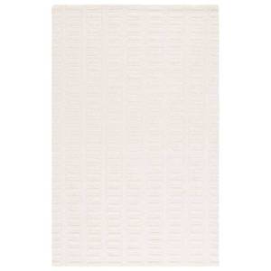 lot 40005 image: SAFAVIEH Mykonos Myles Solid Area Rug Ivory 6 x 9 - Retail $211