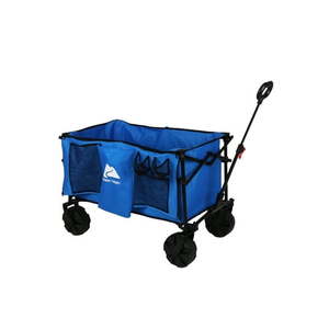 lot 40014 image: Ozark Trail All-Terrain Big Bucket Cart Wagon  Height 27  Blue - Retail $79