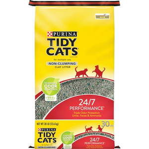 lot 37193 image: Purina Tidy Cats Non Clumping Cat Litter  247 Performance Multi Cat Litter (30 lb. Bag)