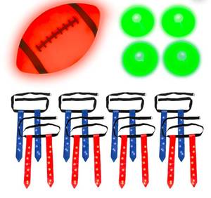 lot 38879 image: LED Flag Football, Light-Up Outdoor Sports Game, for All Ages, by MinnARK