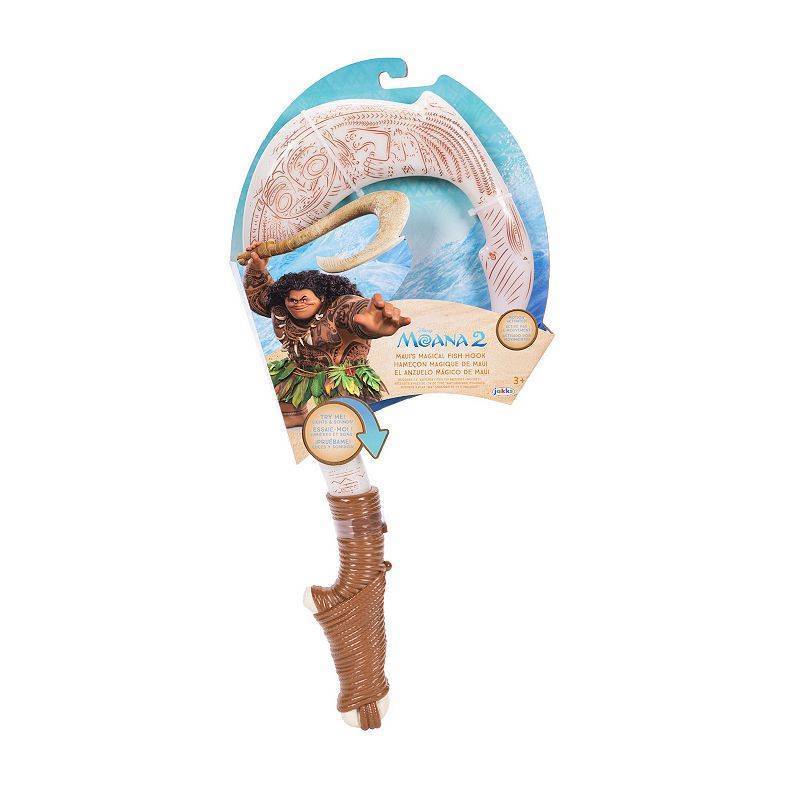 lot 38347 image: Disneys Moana 2 Mauis Magical 20 inch Fishhook with Lights and Sounds for Child Ages 3 