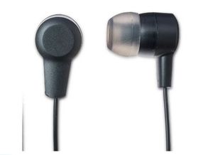 lot 14161 image: onn. Earphones with Mic, Black