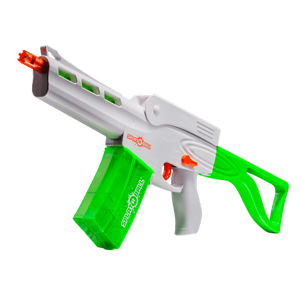 lot 36189 image: Splat-R-Ball SRB800 Pyro Gel Water Blaster Kit Green  White (missing green back part), - Retail $90