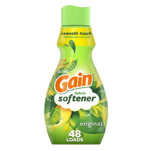 lot 36210 image: Gain Laundry Liquid Fabric Softener  Original Scent  Fabric Conditioner  35 fl oz  48 Loads