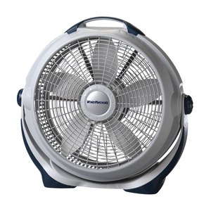 lot 36211 image: Lasko Wind Machine 20  3-Speed Tilt Mechanism Floor Fan Gray 3300 (NOT WORKING)