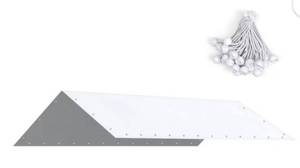 lot 37201 image: Replacement Party Tent Canopy Top, White