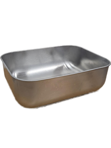 lot 38903 image: Stainless Steel Rectangular Baking Pan or Cover 9x12