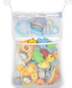 lot 38906 image: Jool Baby Tub Time Bath Organizer Mesh Storage Bag with Suction Cups