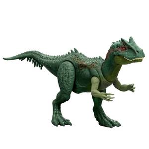 lot 38947 image: Jurassic World Rebirth Ultimate Damage Allosaurus Light Up Dinosaur Figure, Chomp & Roar Toy - Walmart Exclusive