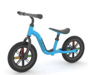 lot 40053 image: Chillafish Blue Buzzi 10 Balance Bike for Kids 1.5 Years and Older, Lightweight Toddler Bike with Adjustable Seat