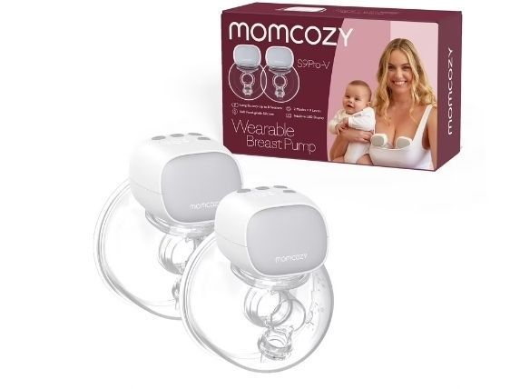 lot 14134 image: MOMCOZY S12 Pro Hands-Free WEARABLE Double Breast Pump KiT (Stock Pic Different) Retails $139