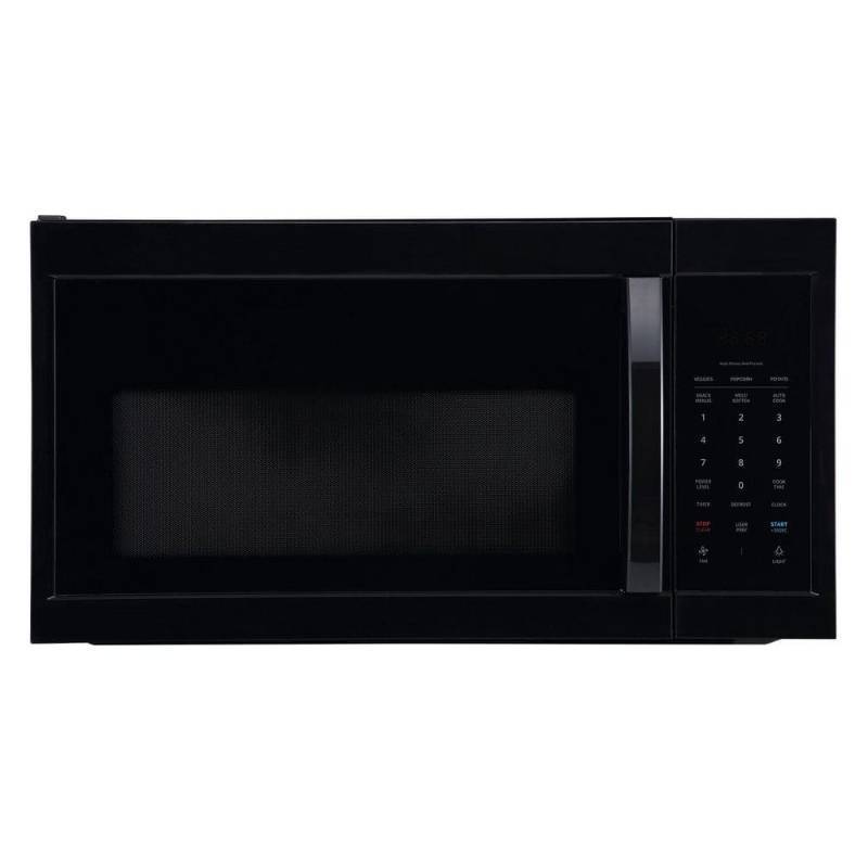 lot 33678 image: 1.7 cu. ft. 1000-Watt Over the Range Microwave in Black - Retail $199