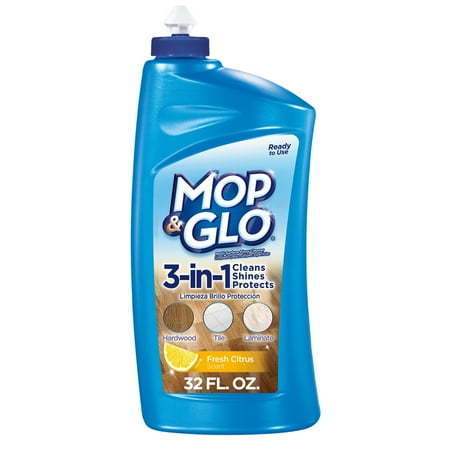 lot 37029 image: Mop & Glo Multi-Surface 3-In-1 Floor Protecting Cleaning Polish, Fresh Citrus (32oz)