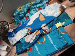 lot 14163 image: Sonic the Hedgehog Bedding Set with Fitted Sheet