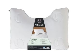 lot 36232 image: Allswell Nightside Cooling Pillow with Dual Function Fill, StandardQueen