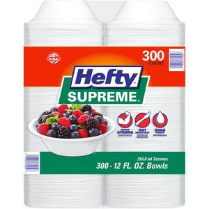 lot 36255 image: Hefty Supreme 12 oz. Bowls 300 ct Bag