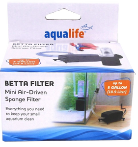 lot 38975 image: Penn-Plax Cascade Nano Aquarium Filter & Air Pump Kit for Bettas Filtration Perfect For Small Fish