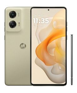 lot 40070 image: Motorola Moto G Stylus 5G 256GB Smartphone (Unlocked), Caramel Latte - Retail $400
