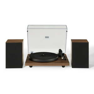 lot 40088 image: Crosley C62 Vinyl Record Player with Speakers and Bluetooth - Audio Turntables - Retail $213