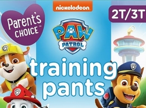 lot 40096 image: Parents Choice Paw Patrol Boys Training Pants  2T3T 47 Count