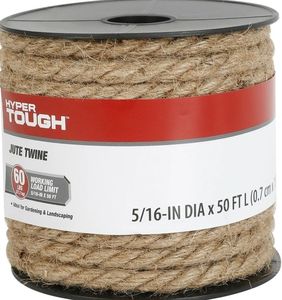 lot 41009 image: Hyper Tough 516 in x 50 ft Jute Twine