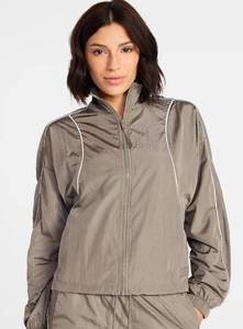 lot 41016 image: Womens Gray Athletic TrackTennis Jacket, Size L