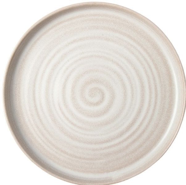 lot 34651 image: Better Homes & Gardens-Collins Cream Stoneware Round Salad Plate