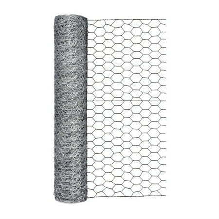 lot 33743 image: Garden Craft 24in H x 50ft L Gray Chicken Wire with 1in Openings