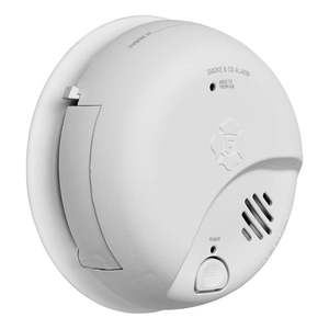 lot 41034 image: First Alert SMICO100-AC Interconnect Hardwire 2-in-1 Smoke and CO Alarm with Battery Backup Ionization - Retail $72