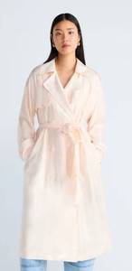 lot 41040 image: Devil Wears Prada Scoop Collection Womens Plus Trench Coat, Size XL (16-18)