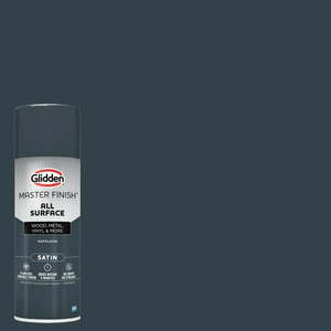 lot 41078 image: 2 Count of Glidden Master Finish 12 oz. Satin Napoleon InteriorExterior All Surface Spray Paint and Primer