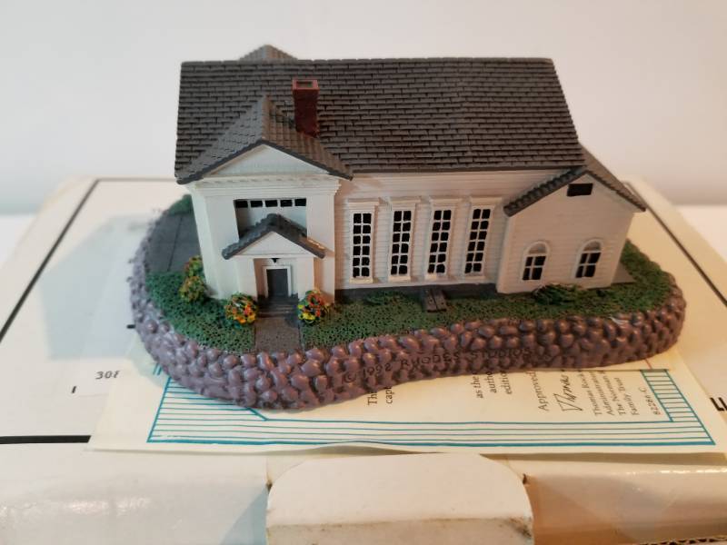 lot 7479 image: The Town Hall of Rockwells Main Street Collectible 1992