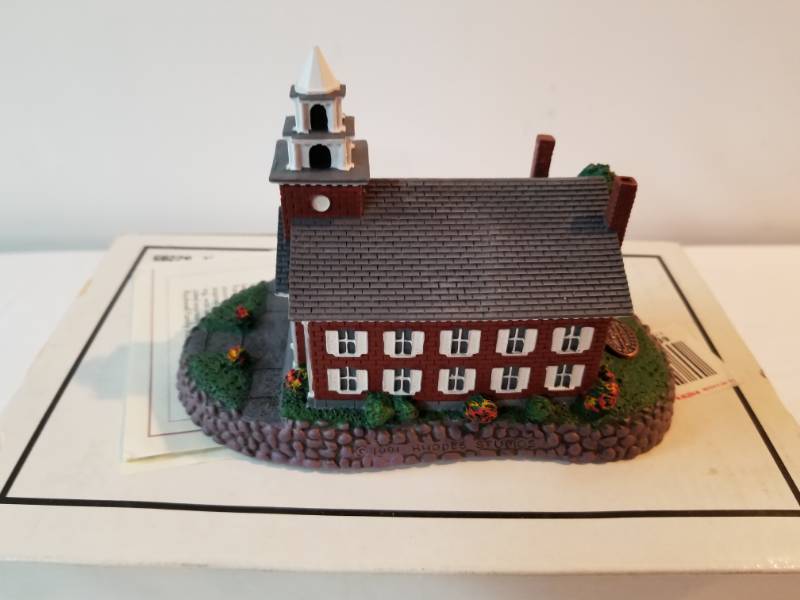 lot 7481 image: The Church on the Green of Rockwells Main Street Collectible - 1991
