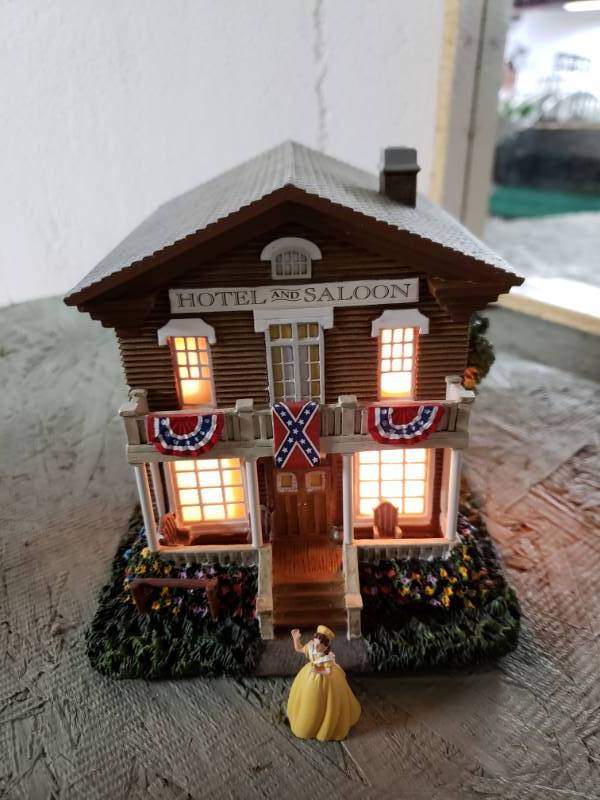 lot 7507 image: Hawthorne Village Hotel and Saloon of Civil War Village Collection